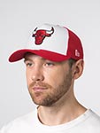 Бейсболка NEW ERA арт. 60348855 Chicago Bulls NBA (красный / белый)